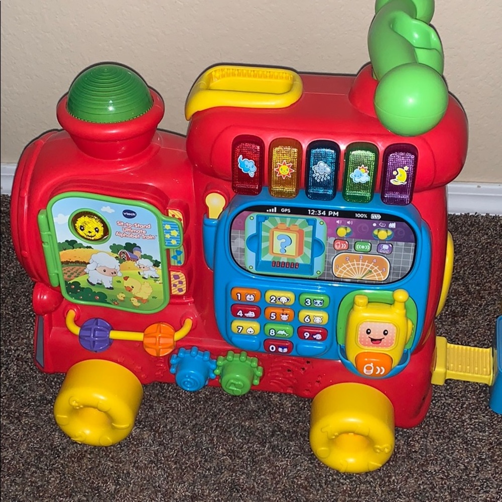 VTech push and ride train.